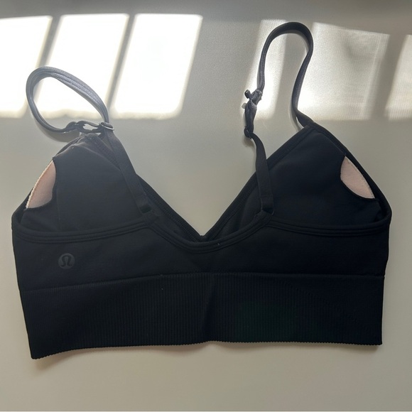 Lululemon Sports Bra – Black – Size 6 - Picture 2 of 2